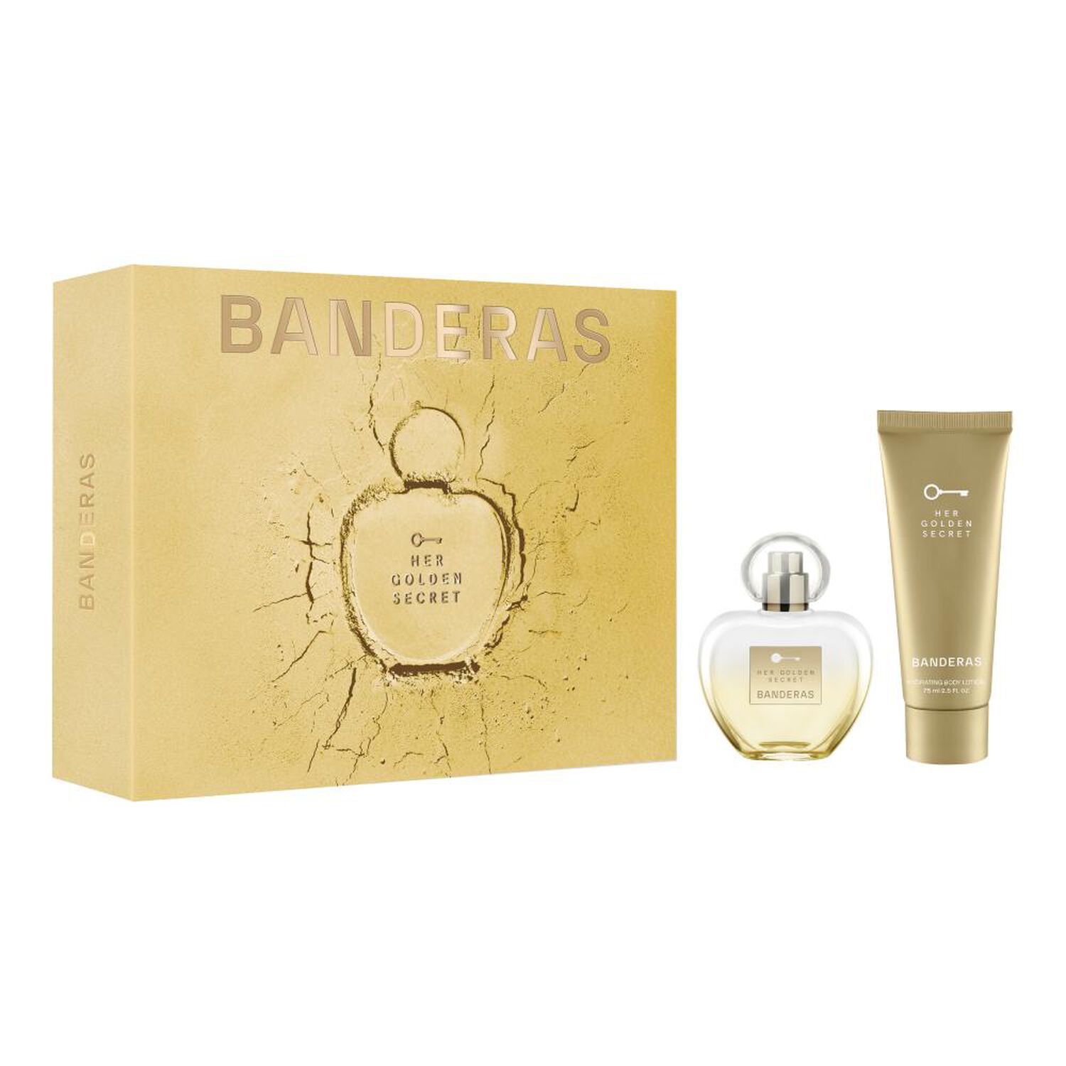 Banderas Mujer Estuche Her Golden Secret Eau De Toilette 50 Ml + Loci&oacute;n Corporal 75 Ml image number 0.0