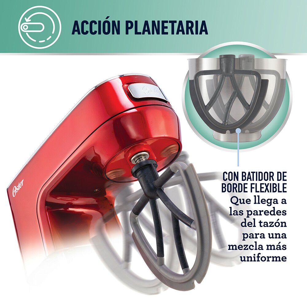 Batidora Planetaria Oster Tazón Gran Capacidad Fpstsmpl3r image number 1.0