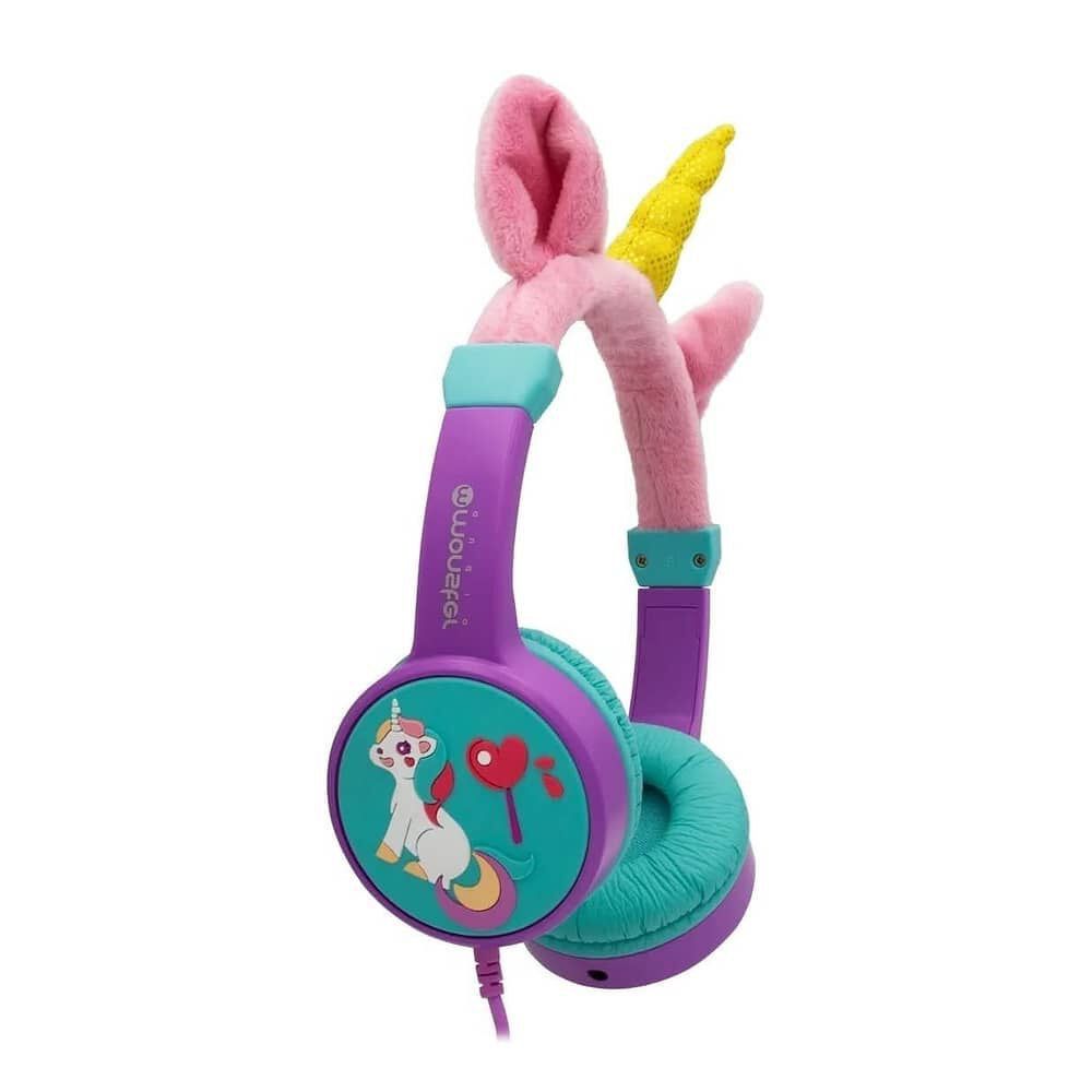 Audifonos Para Ni&ntilde;a Morados Monster Unicornio Ck01m image number 1.0