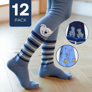 Pack 12 Ballerina Algod&oacute;n Primera Capa Surtidos Ni&ntilde;o