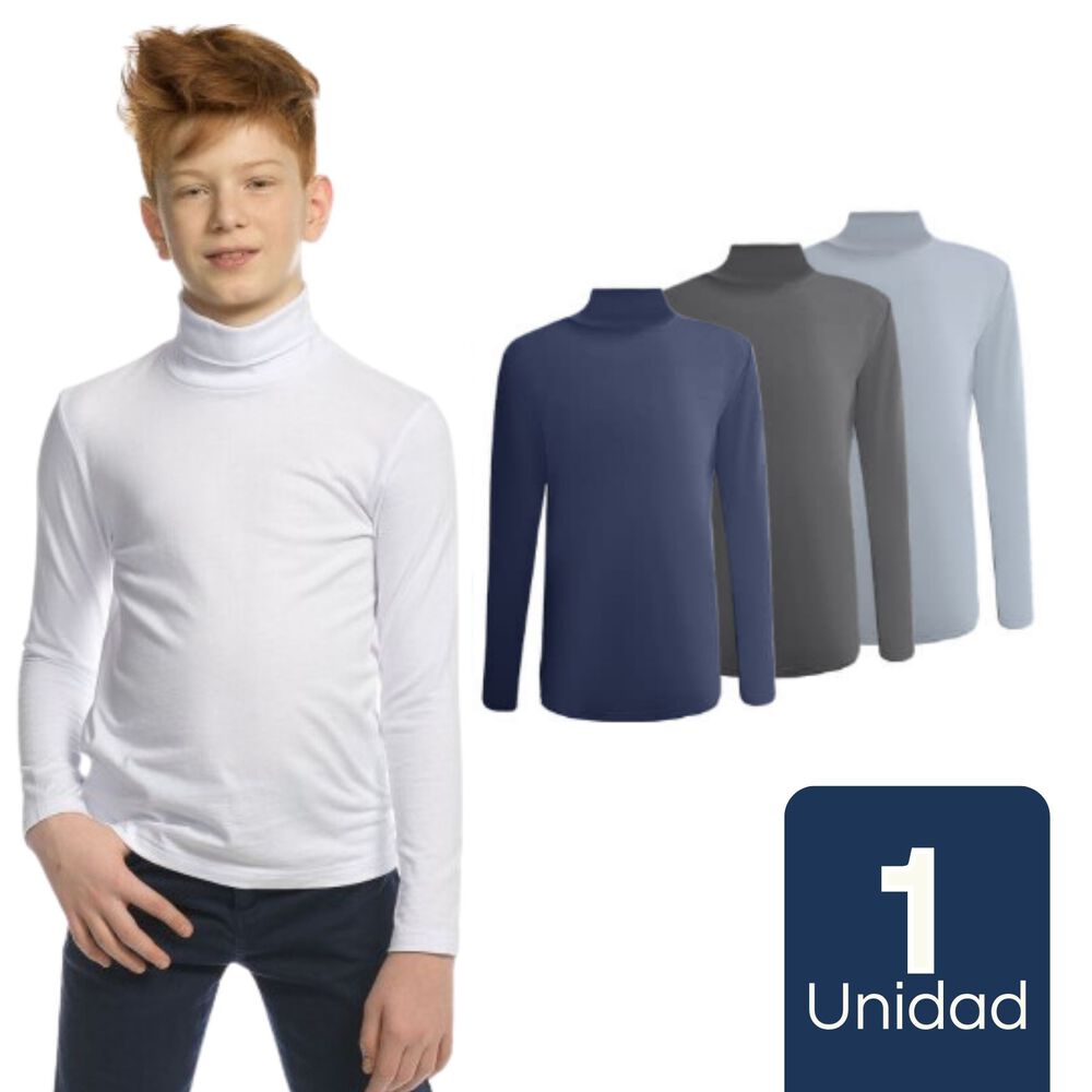 Camiseta Polera Beatle Polar Ni&ntilde;o Primera Capa Manga Larga Surtido image number 0.0