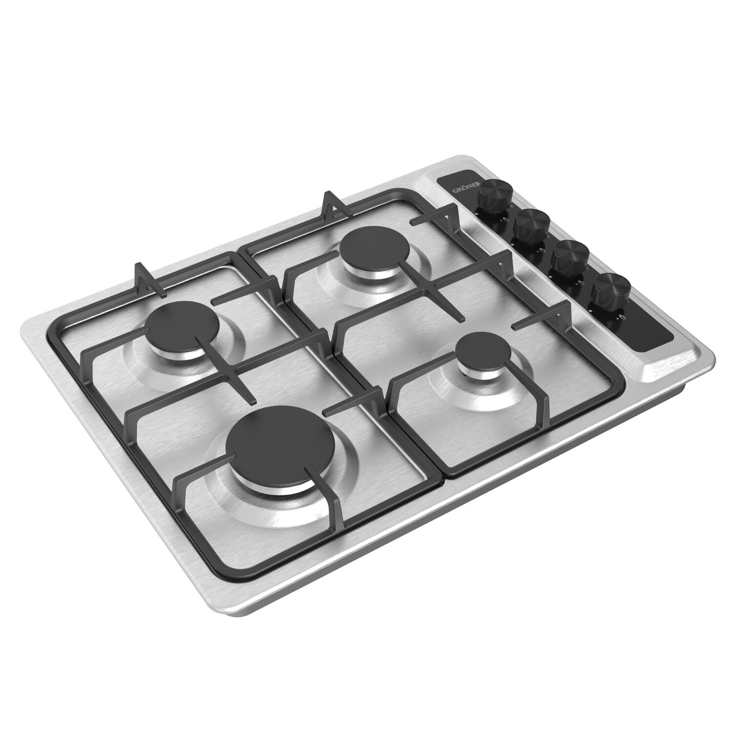Encimera A Gas Gr&ouml;ner Inox 4ql image number 3.0