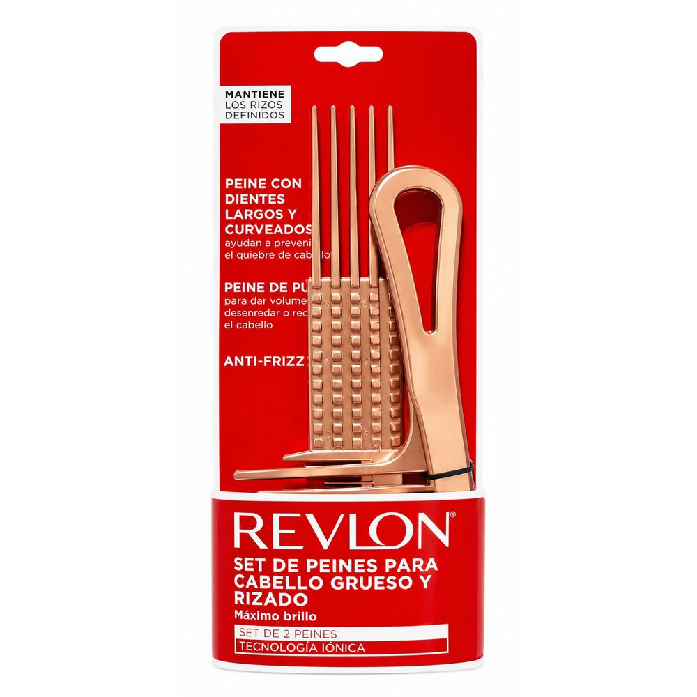 Peines Revlon Rizos Set Anti Frizz Volumen Definici&oacute;n - Ps image number 0.0