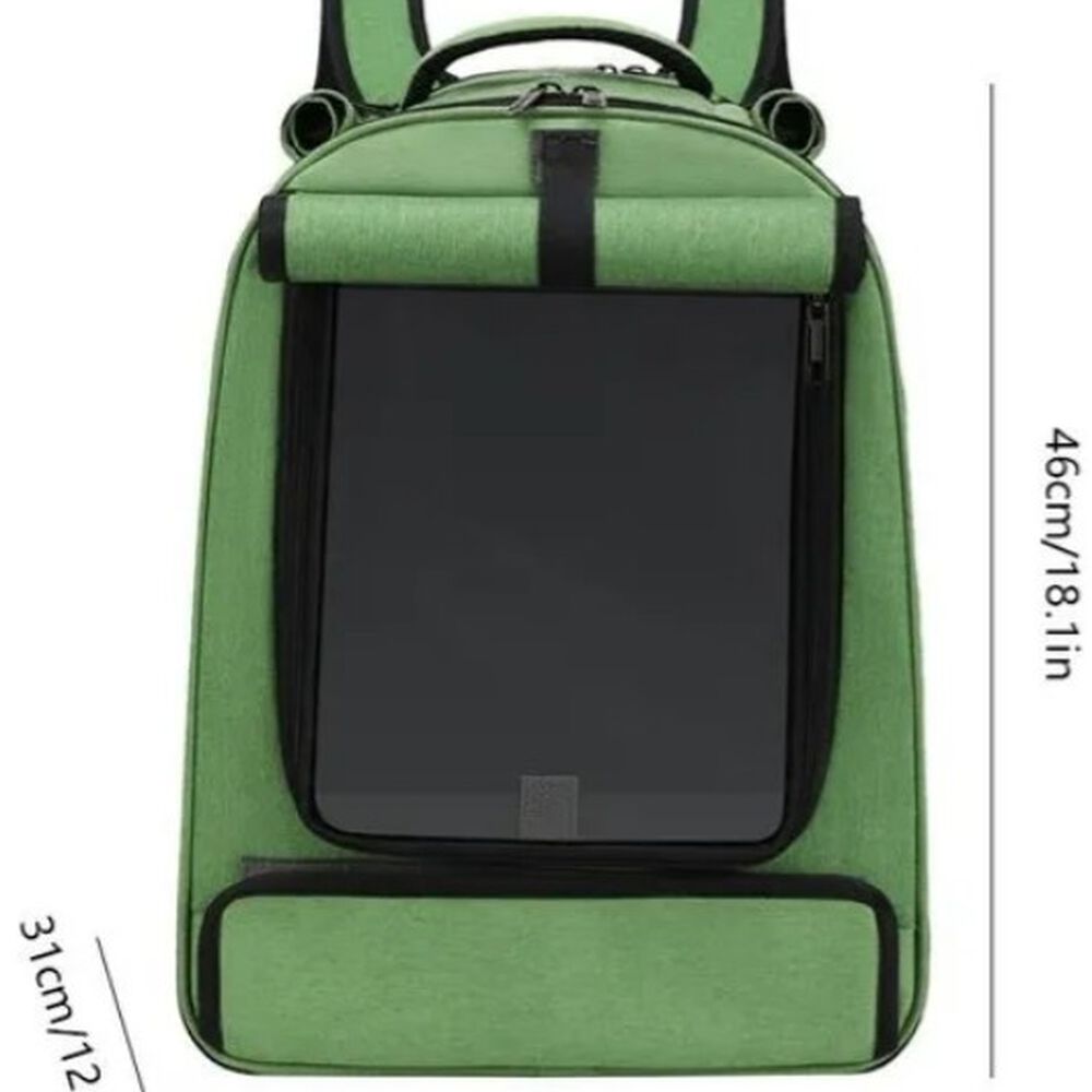 Mochila Bolso Transportes Malla Mascotas Perros Gatos Xl Celeste image number 1.0