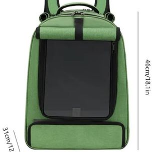 Mochila Bolso Transportes Malla Mascotas Perros Gatos Xl Celeste