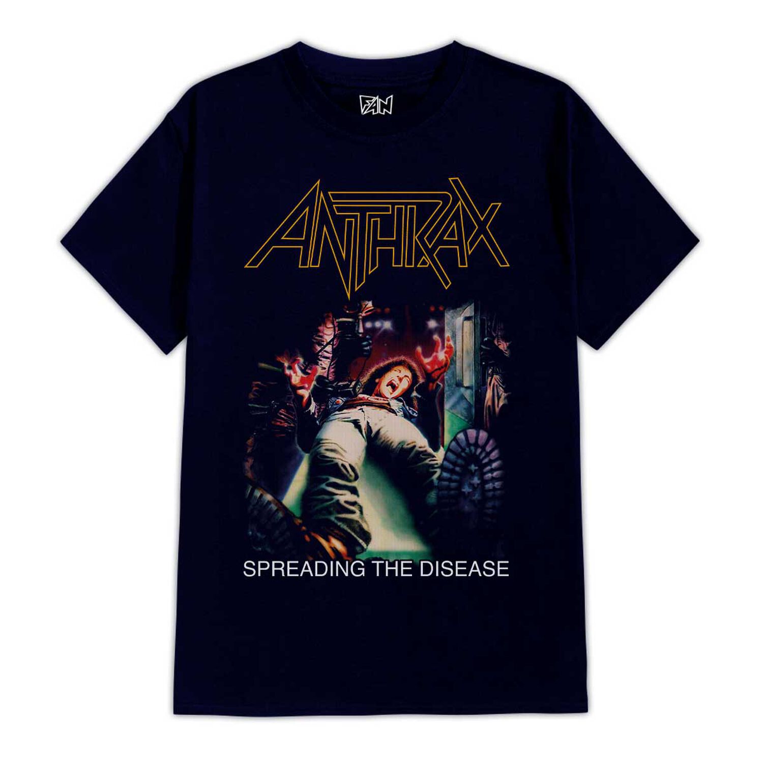 Polera Estampada Anthrax Spreading The Disease image number 0.0