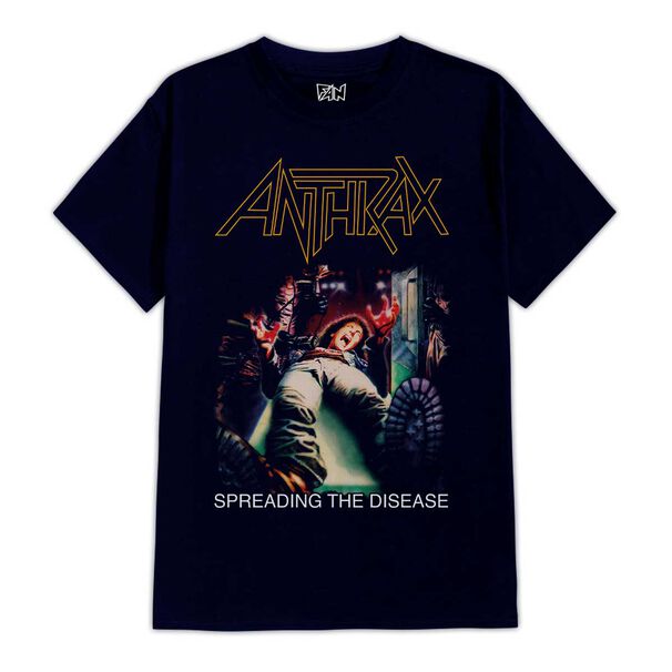 BAGUSTORE POLERA ESTAMPADA ANTHRAX SPREADING THE DISEASE