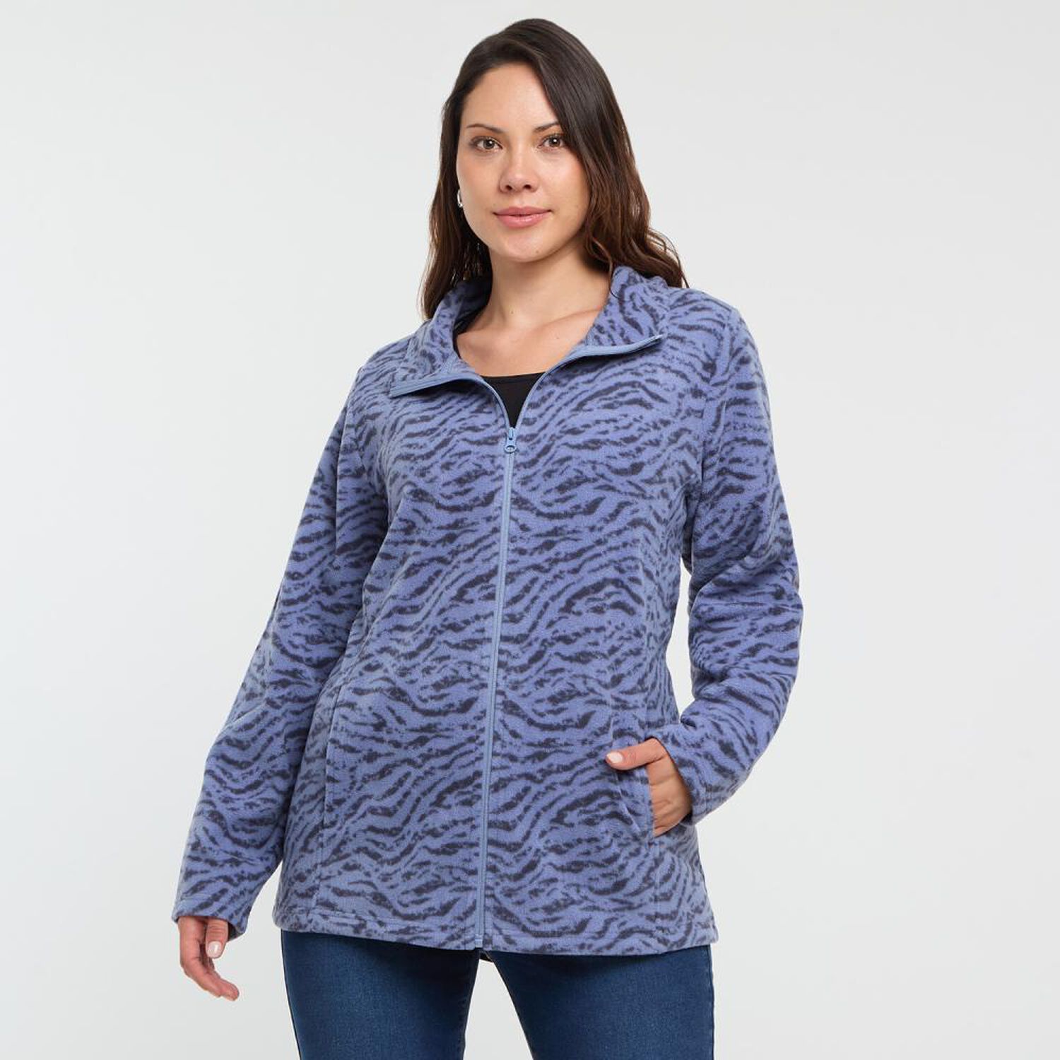 Poler&oacute;n Polar Full Print Regular Cuello Alto Mujer Sexy Large image number 0.0