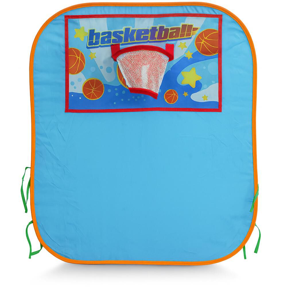 Piscina De Juegos Infantil Plegable Con Canasta Basketball image number 4.0