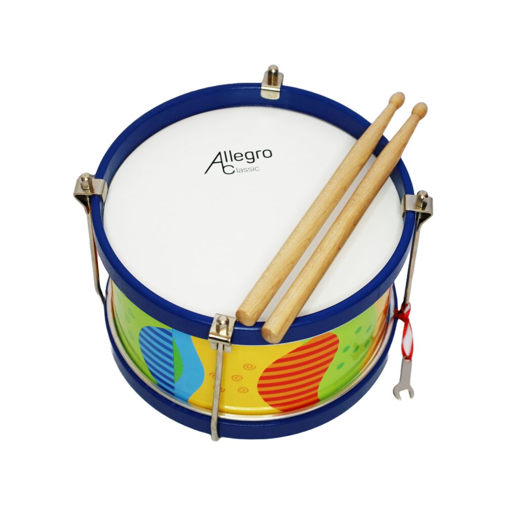 Tamborín Para Niños 8'' Diseño Multicolor All-tk-d Allegro image number 0.0