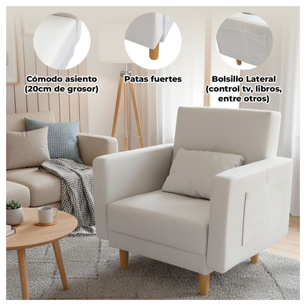 Poltrona Moderna Minimalista Comodidad Y Estilo image number 1.0