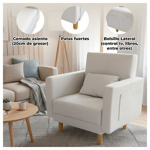 Poltrona Moderna Minimalista Comodidad Y Estilo