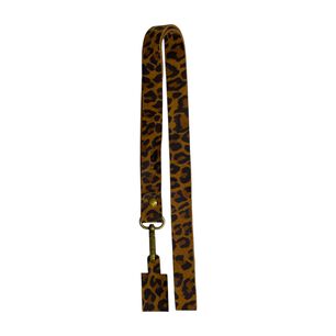 Lanyard De Cuero Animal Print Tratur