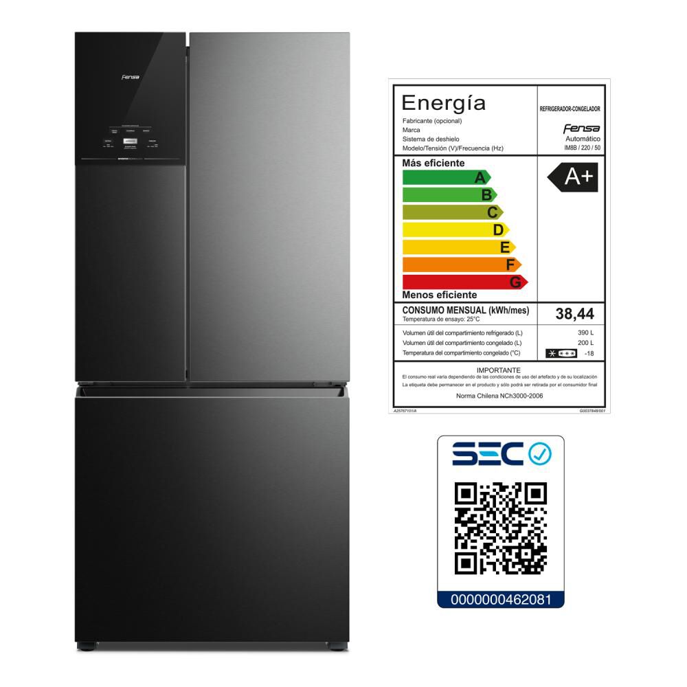 Refrigerador Side by Side Fensa IM8B / No Frost / 590 Litros / A+ image number 9.0