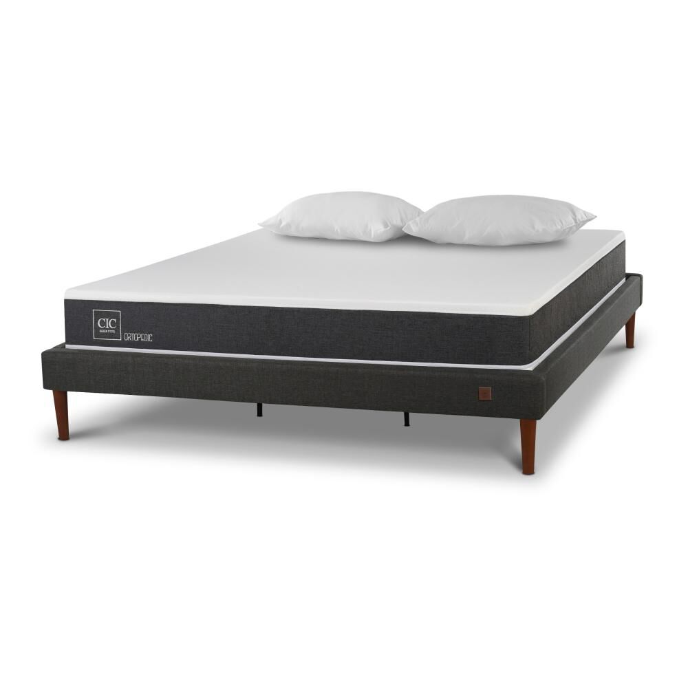 Cama Europea Cic New Ortopedic / King / Base Normal + Almohadas image number 7.0