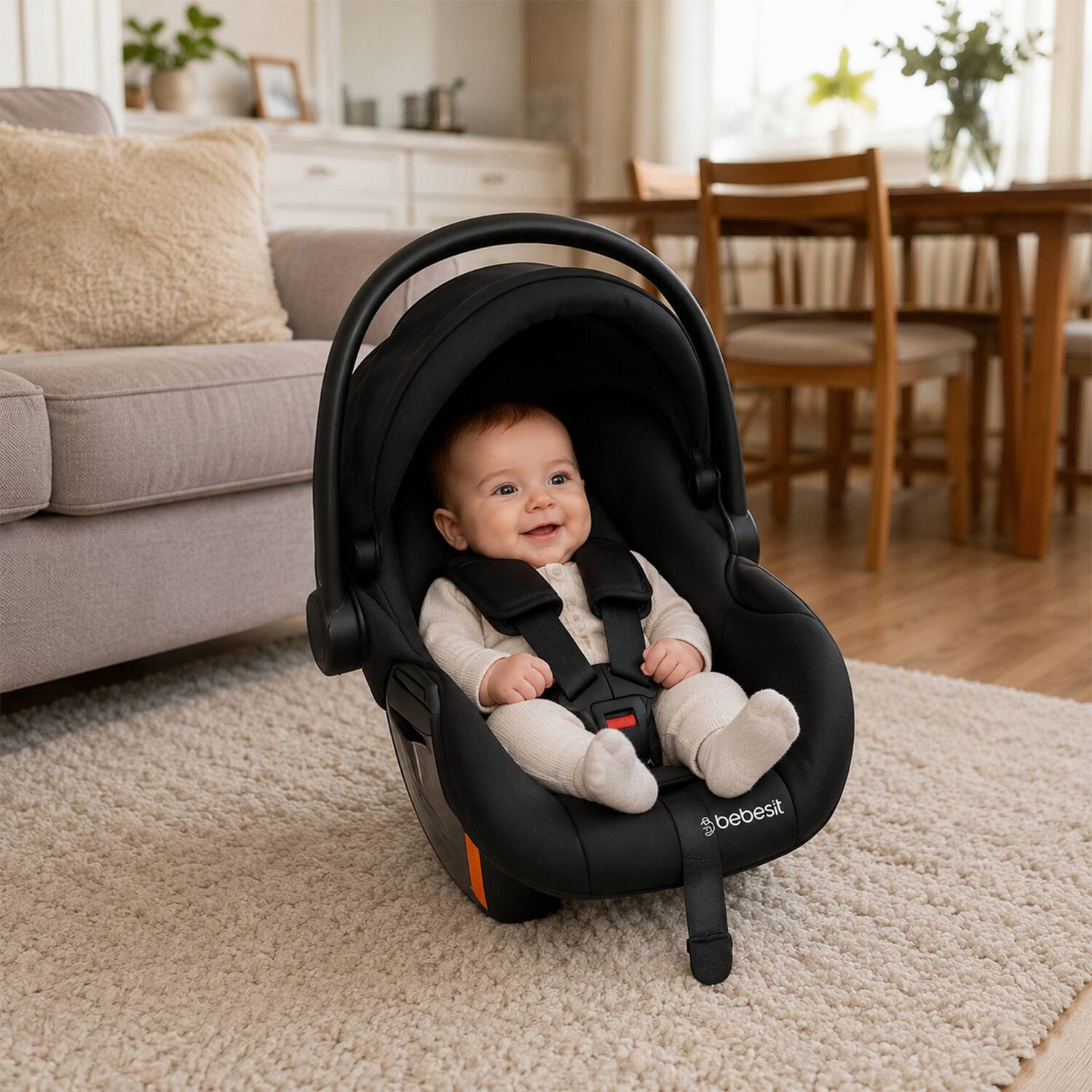 Coche Travel System Elora Negro image number 5.0