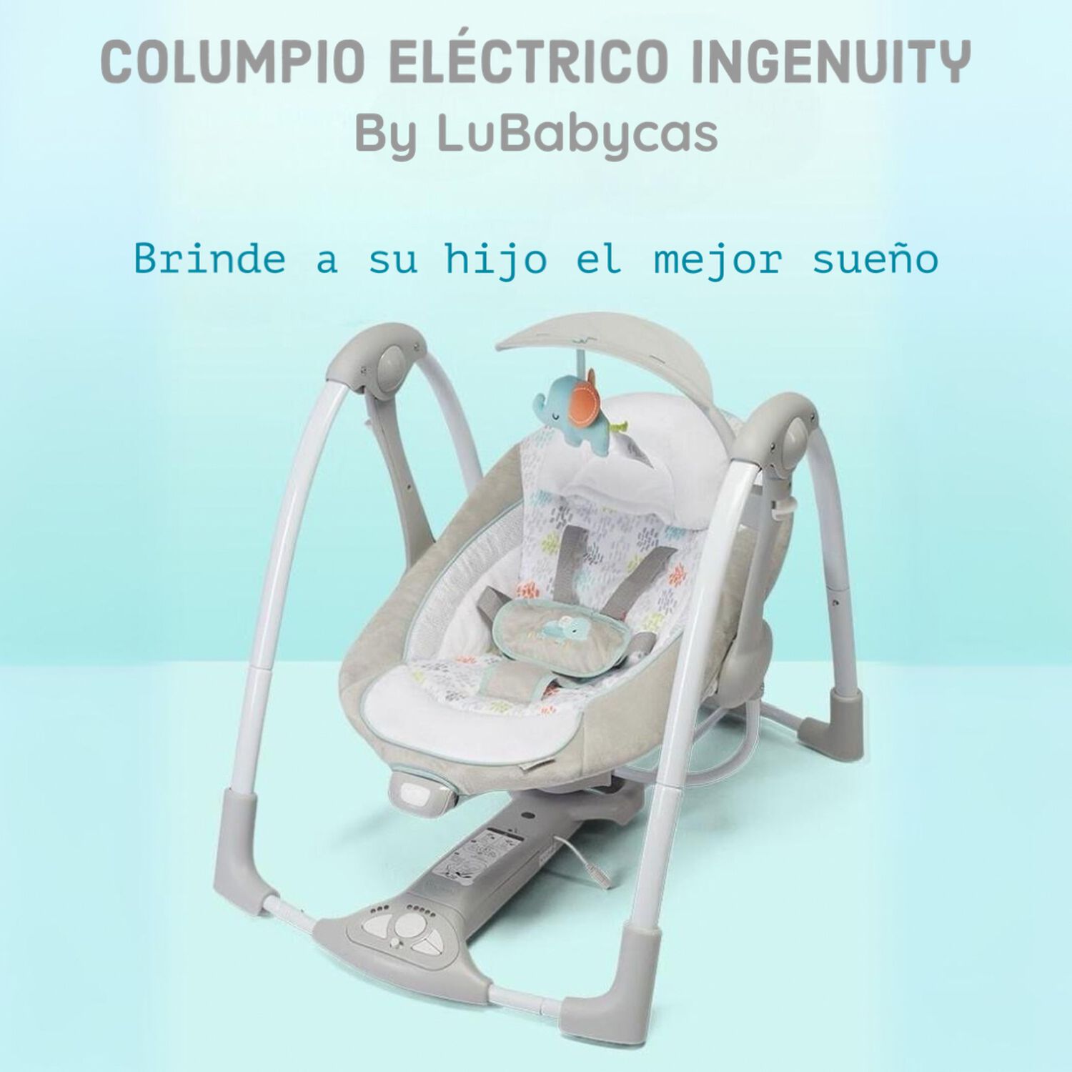 Columpio Mecedora El&eacute;ctrico Vibraci&oacute;n Ingenuity Lubabycas image number 1.0
