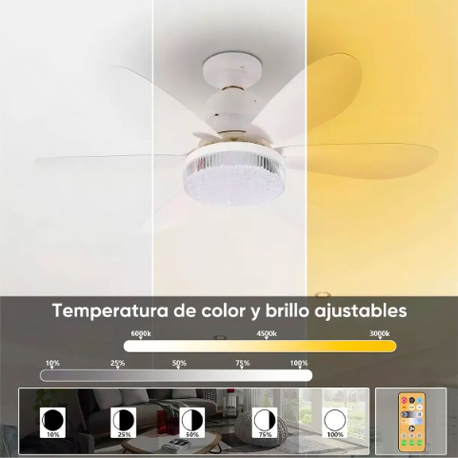 Lukito Lampara Ventilador De Techo image number 1.0