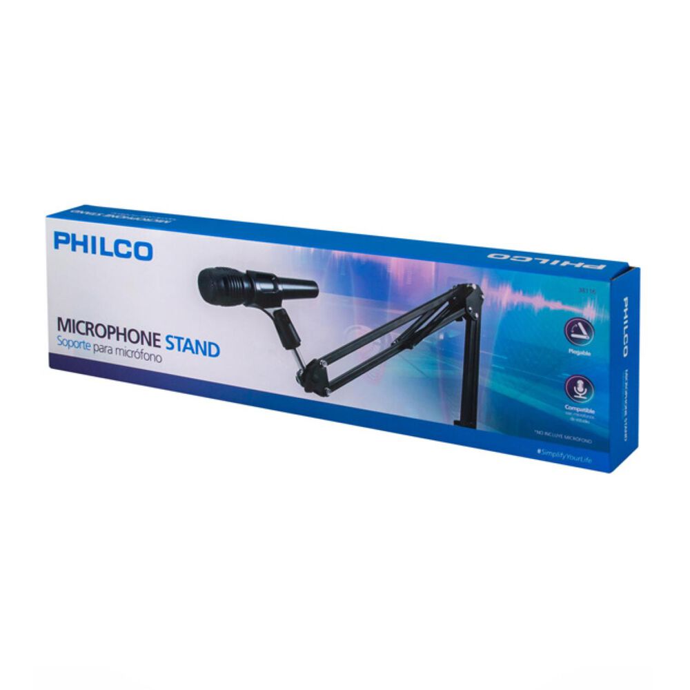 Stand Atril Metalicoc Flexible Para Microfonos Negro image number 3.0