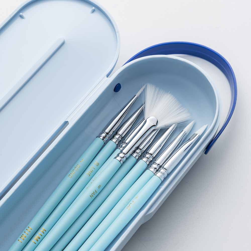 Himi - Miya Set De 8 Pinceles Multiforma Azul image number 1.0
