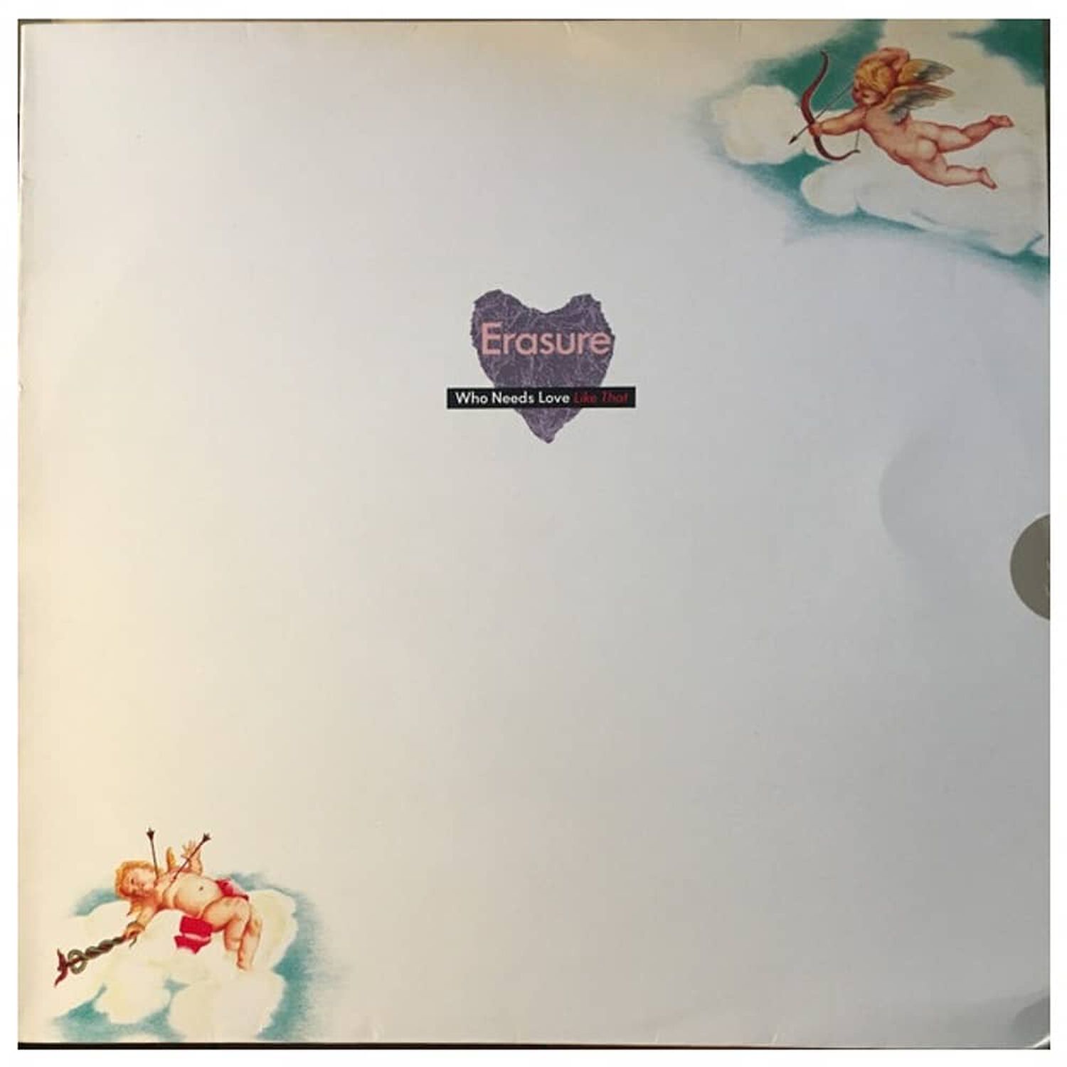 Erasure - Who Needs Love Like That | 12" Maxi Single Usado image number 0.0