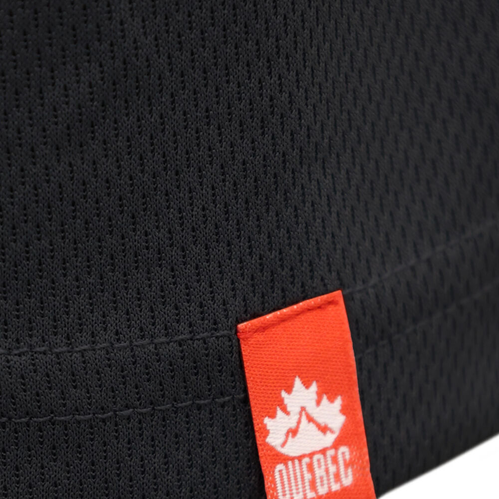 Polera Cooldry Quebec Manga Corta Mujer Black image number 3.0