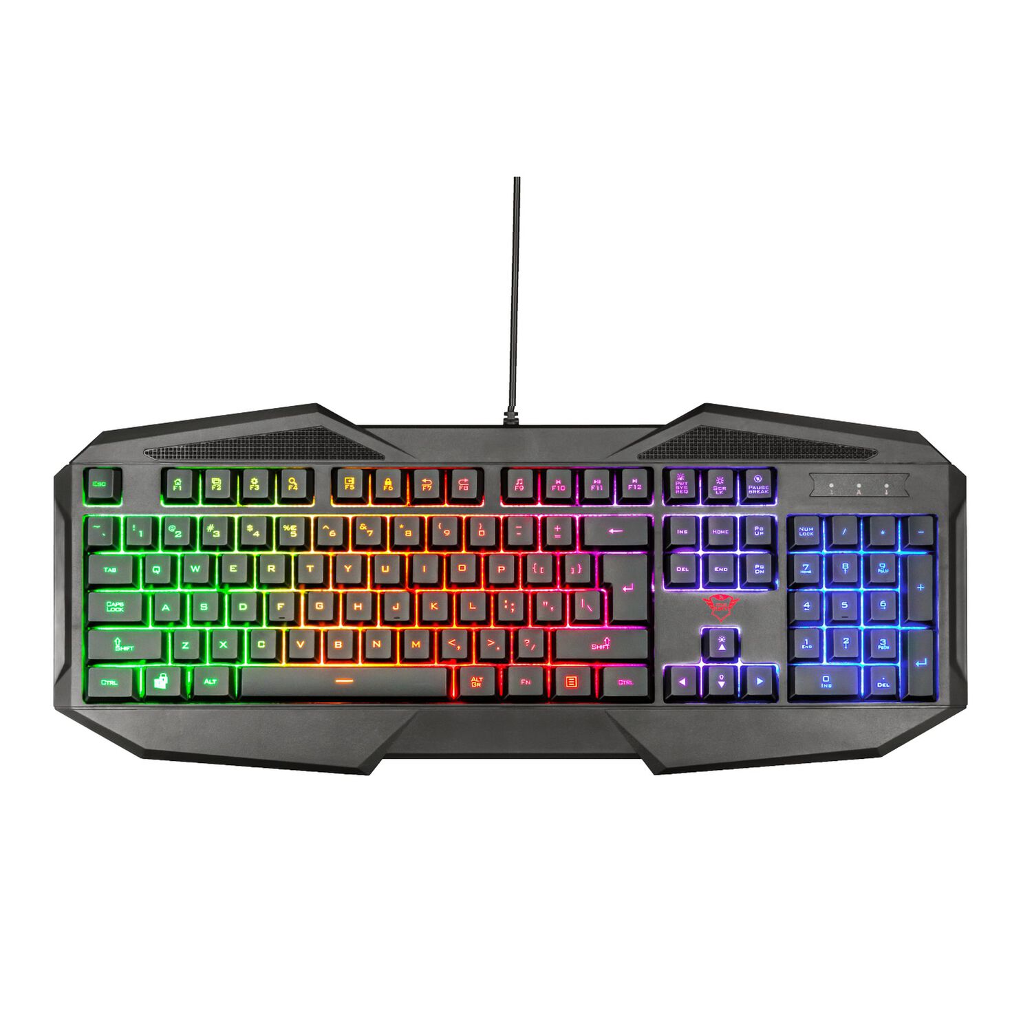 Teclado Trust Gaming Gxt 830-rw Rgb Multimedia Anti-ghosting image number 1.0