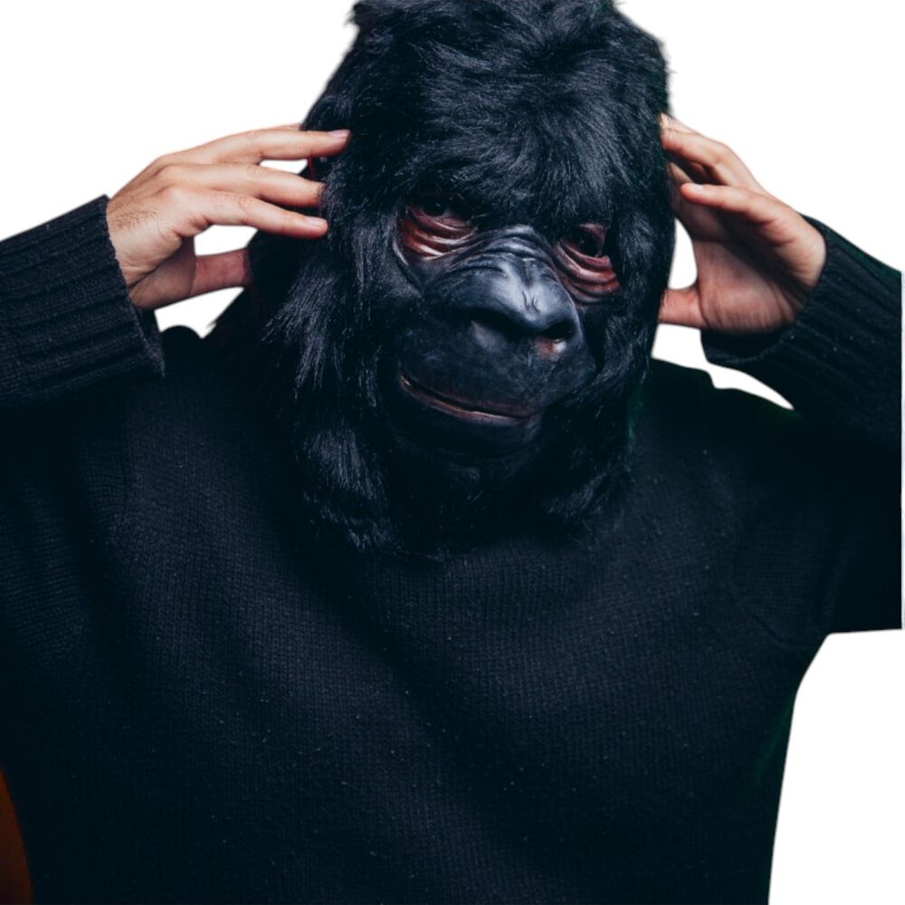 Máscara Látex Gorila Realista Disfraz Adulto Halloween image number 6.0