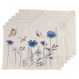 Set De 6 Individuales De Lino 35x45 Cm M21