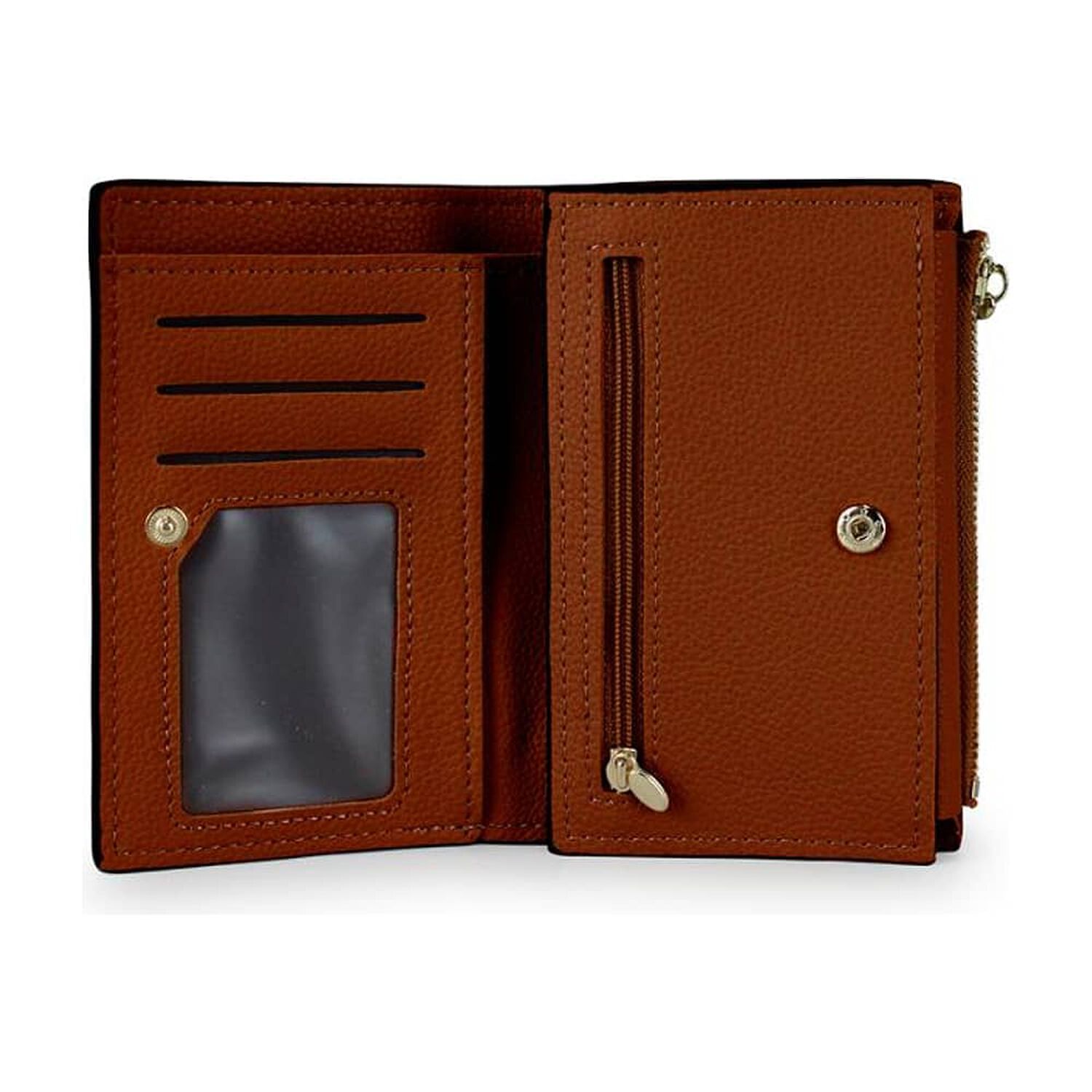 2 Billeteras De Mujer Adara Negra Y Brown Carven image number 5.0