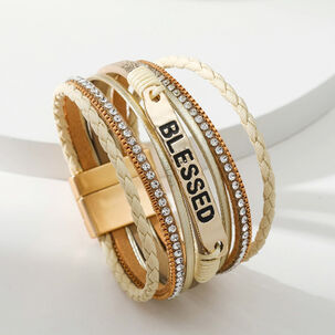 Pulsera Brazalete En Capas Blessed Gloriahoon