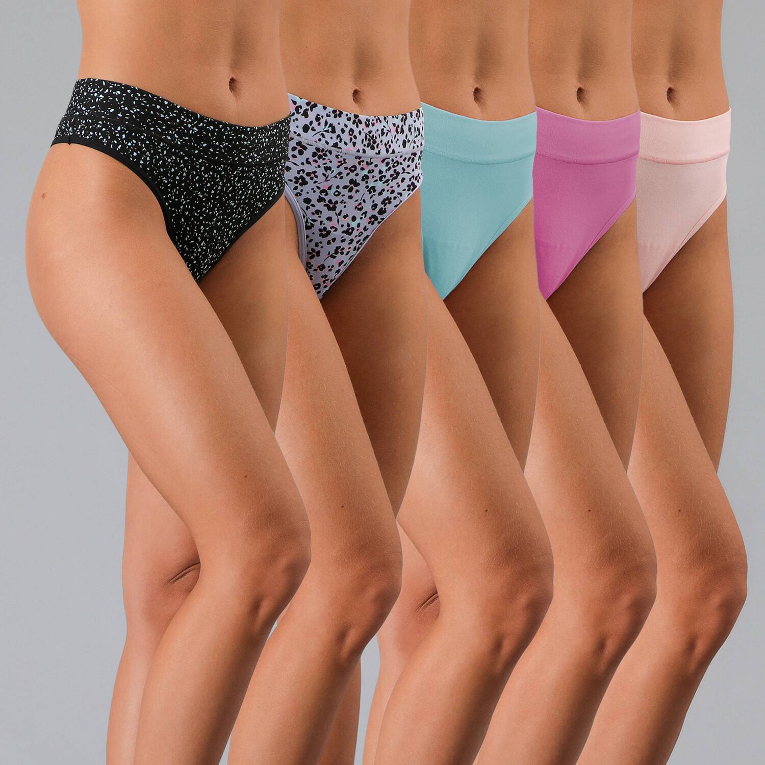 6x Pack Culotte Algodon Print Flores Mujer 25543-196 image number 0.0