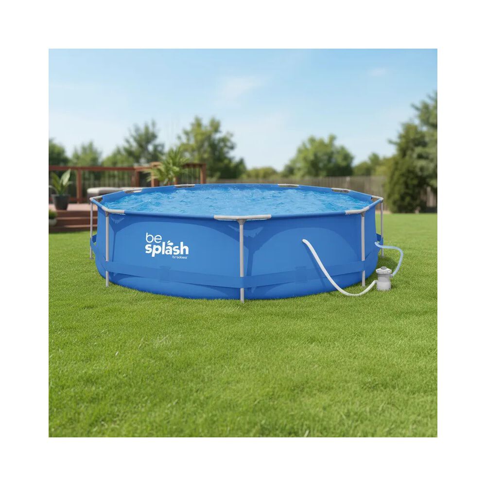 Piscina Estructural Con Bomba Y Cobertor 360x76cm Besplash image number 1.0