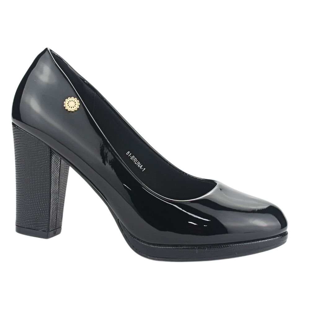 Zapato Chalada Mujer Bruna-1 Negro Casual image number 0.0