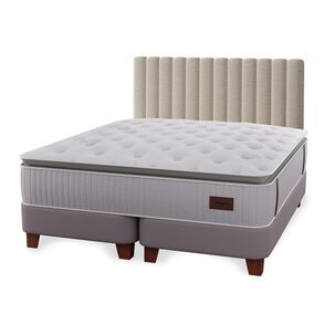 Cama Europea Flex Heritage / King / Base Dividida + Respaldo