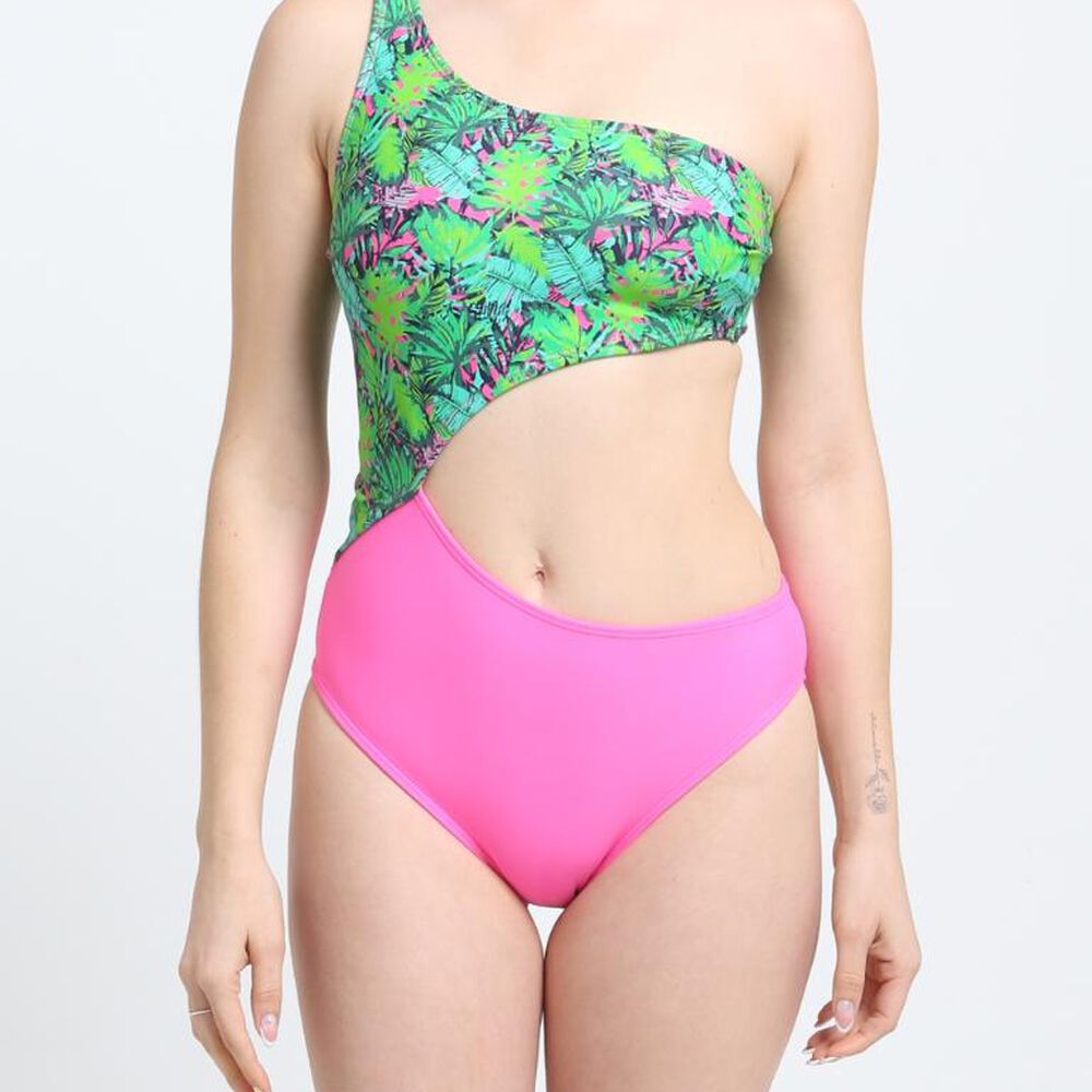 Trikini Cruzado Estampado Fucsia image number 8.0