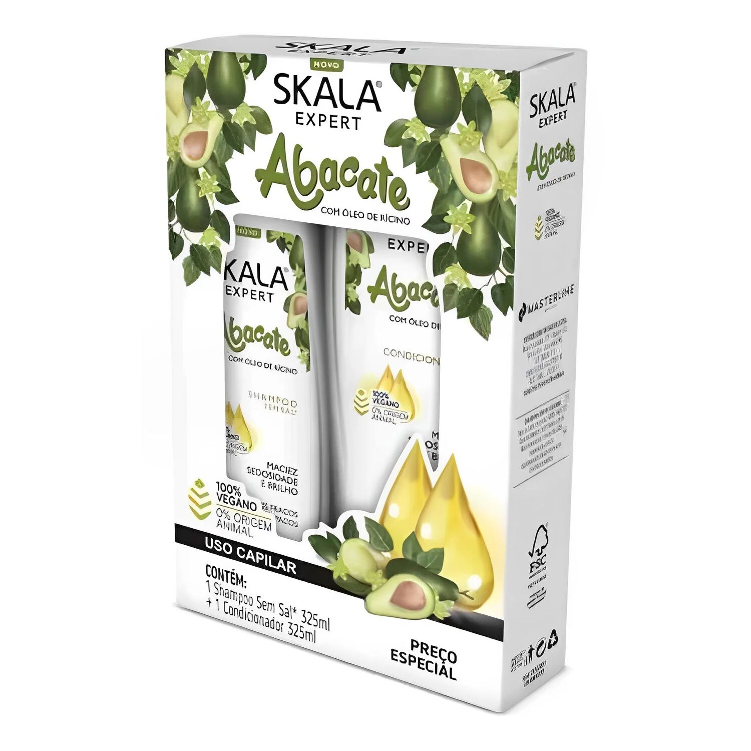 Kit Shampoo Y Acond Abacate Skala Expert 650ml image number 0.0