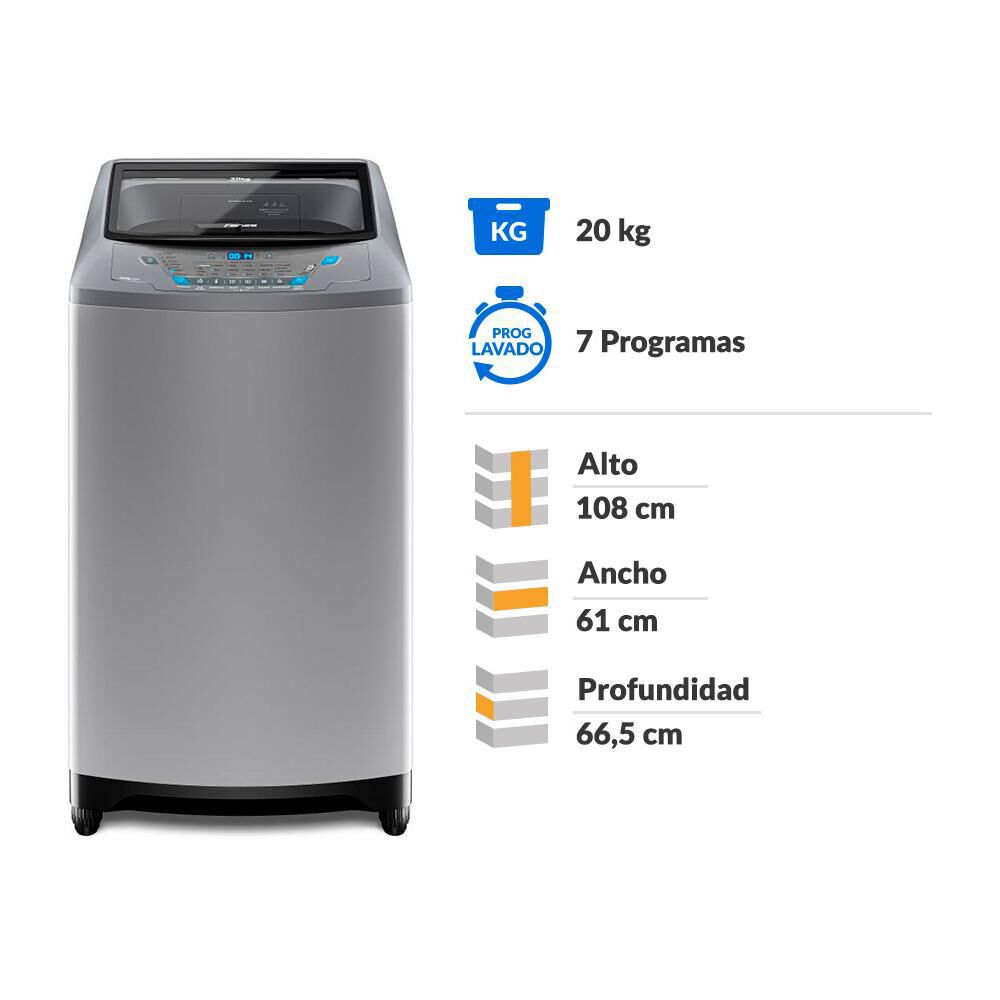 Lavadora Automática Fensa Premium Care 20sz 20 Kg image number 4.0
