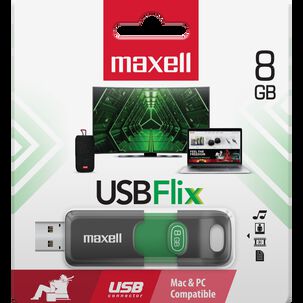 Pendrive Flix Usb Memoria 8gb Maxell - Entrega Inmediata