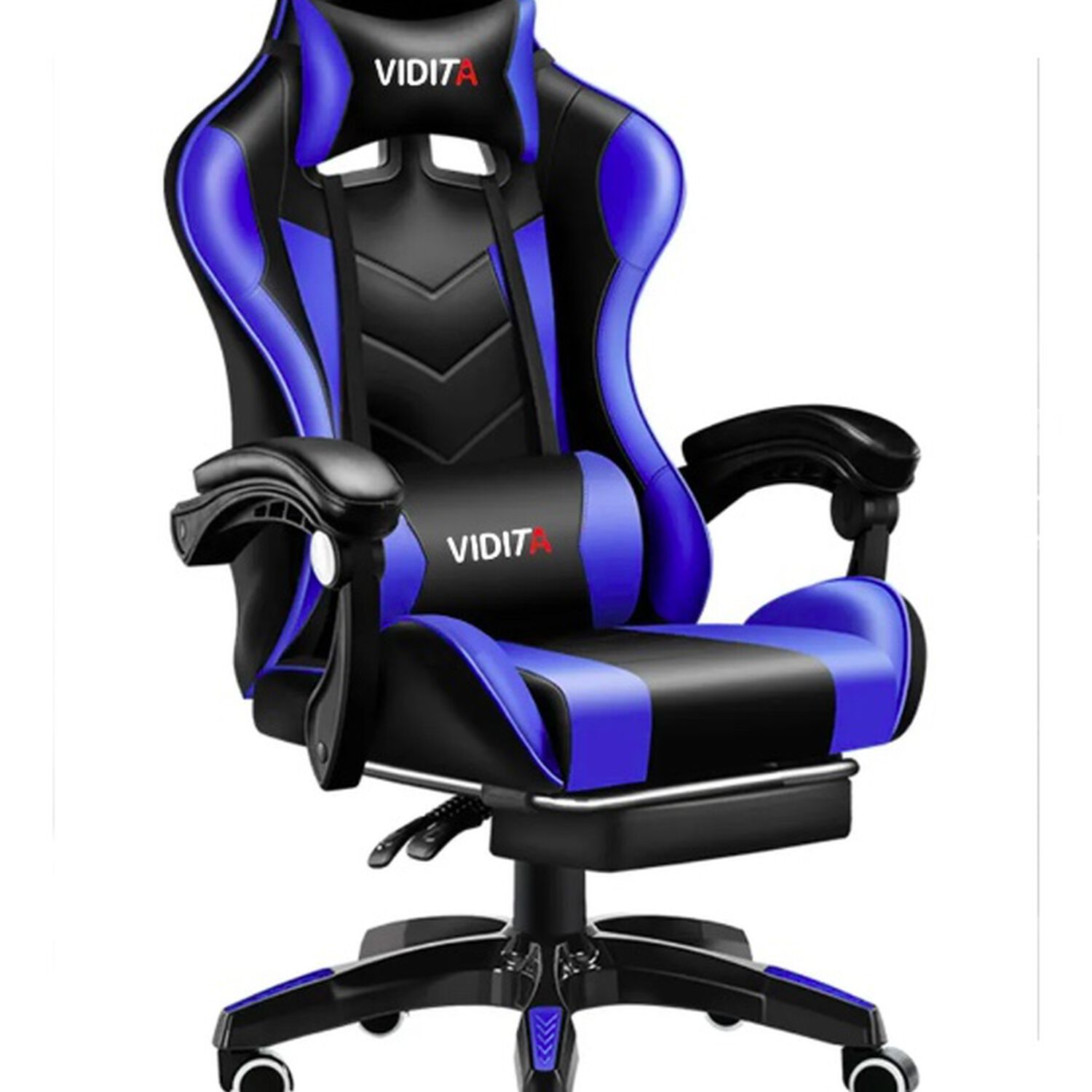 Silla Gamer Ergon&oacute;mica Azul image number 0.0