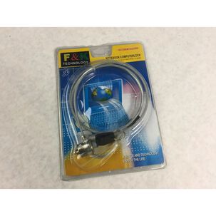 Candado De Cable De Seguridad Con Llave Para Notebook / F&k Technology