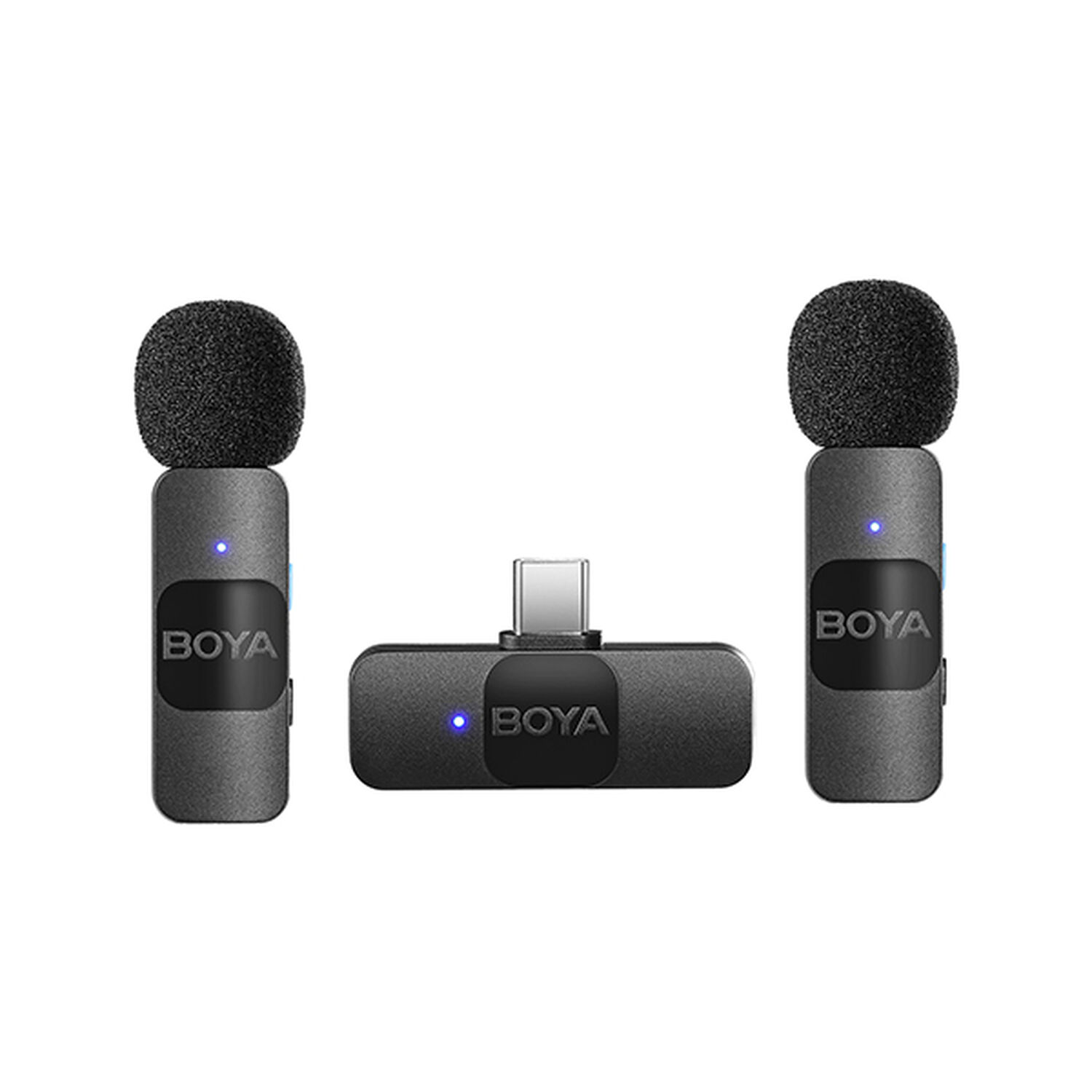 Boya By-v20 Micr&oacute;fono Inal&aacute;mbrico Doble Ultra Compacto Y Portable 2.4ghz Conector Usb-c image number 0.0