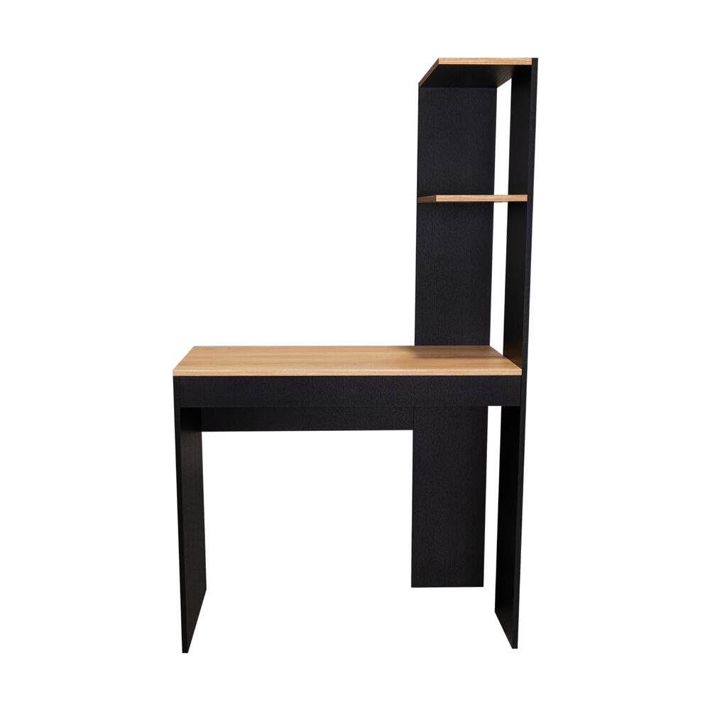 Escritorio Biblioteca Cafe Claro Y Negro image number 3.0