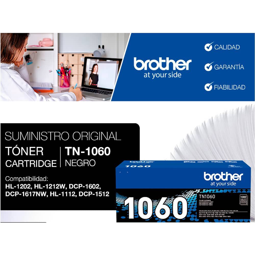 Toner Brother Tn-1060 Original Hl-1112 / Hl-1202 / Hl-1212w image number 6.0
