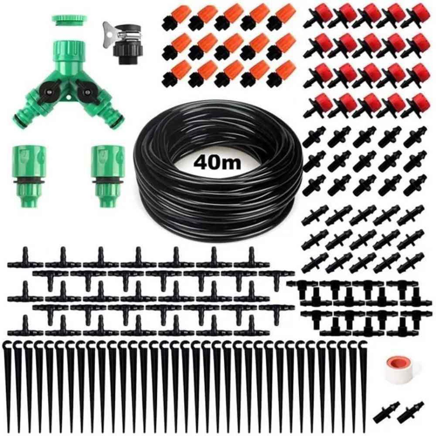 Kit De Riego Sistema Autom&aacute;tico Goteo 40m 158pcs image number 3.0