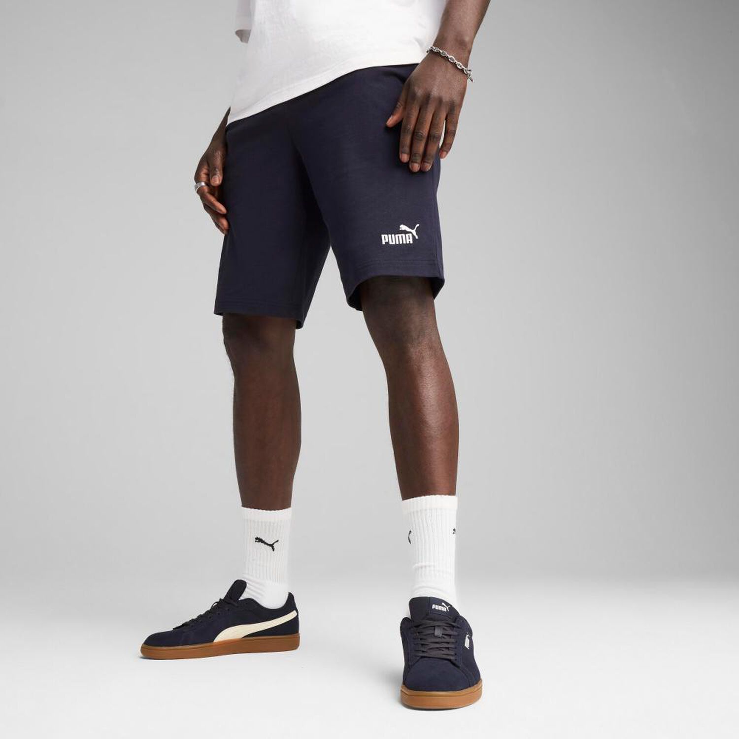 Short Deportivo Hombre Puma Ess No. 1 Logo Jersey Shorts 10'' image number 2.0