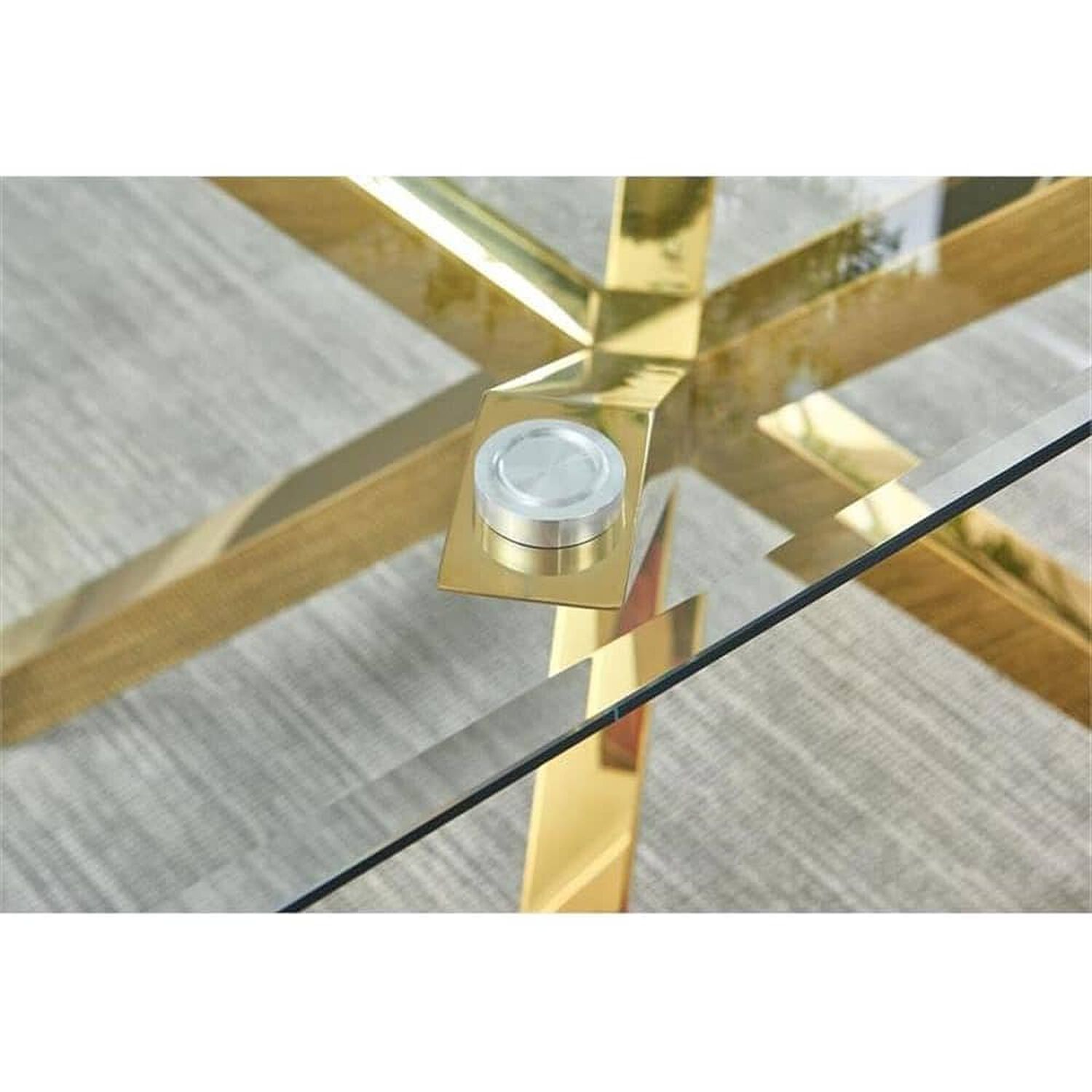 Mesa Madrid Gold Cuadrada 100x100 Cm image number 2.0
