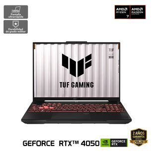 Notebook 16" Asus Tuf Gaming A16 / AMD Ryzen 7 / 16 GB RAM / Mux Switch + Nvidia Advanced Optimus / 512 GB SSD