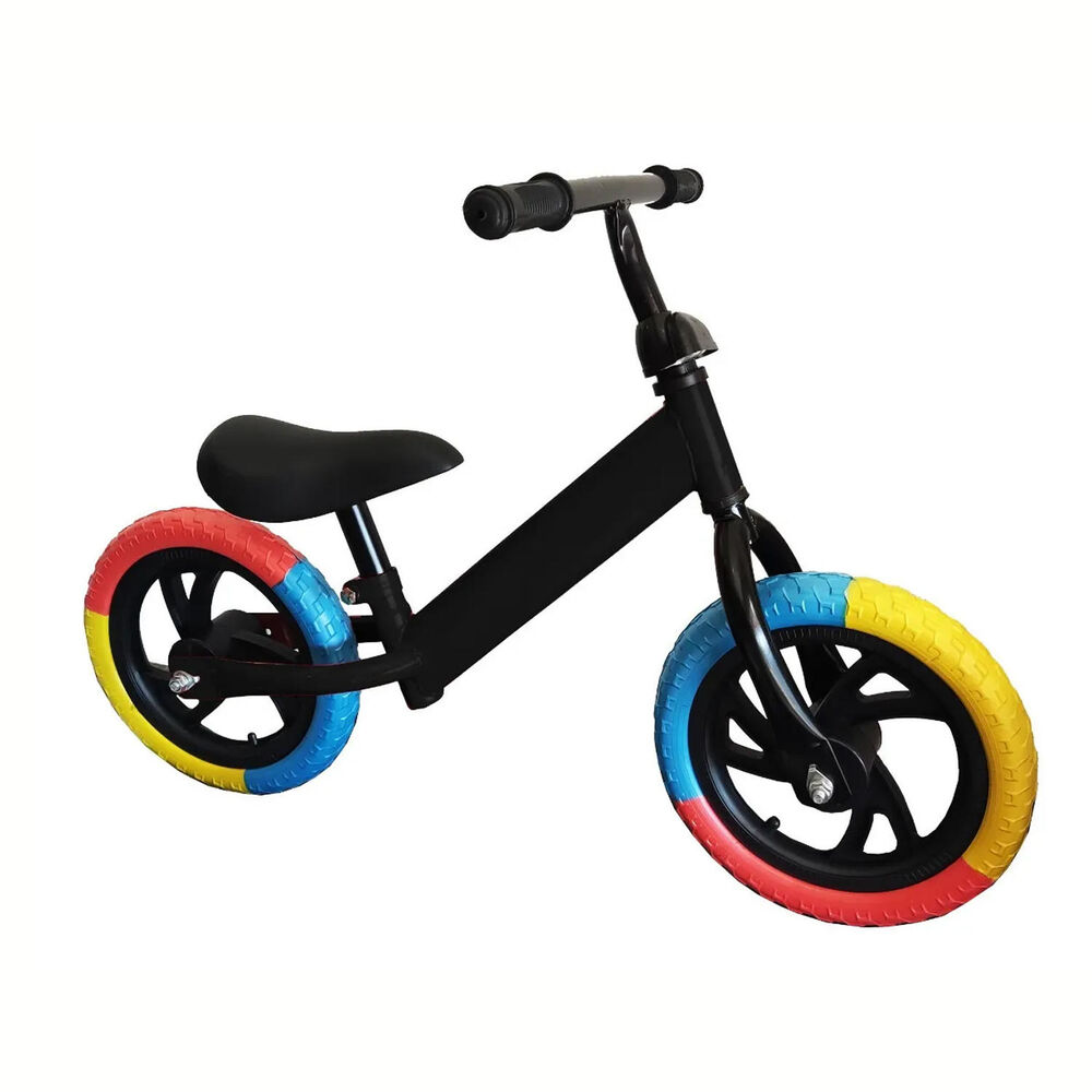 Bicicleta Equilibrio Sin Pedales Infantil Aprendizaje Negra image number 0.0