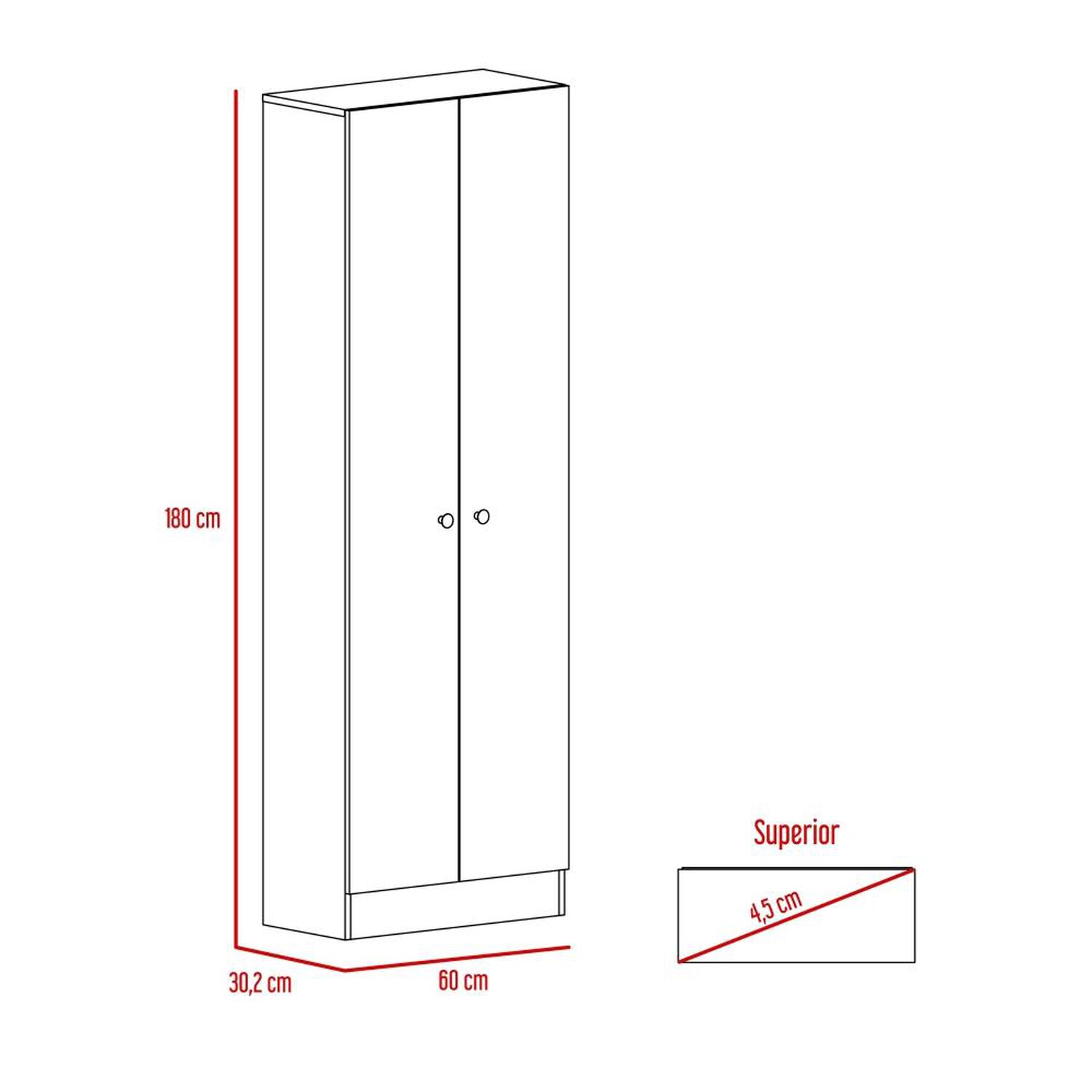 Closet + Zapatero Dreams - Rovere / Blanco Tuhome image number 4.0